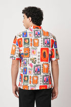 OFF WHITE TROPICAL FRAME PRINTED SHIRT-Shirt - 250932519
