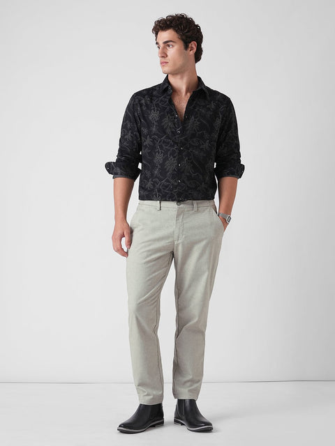 OLIVE DOBBY TRAVELLER TROUSER - Trousers - 4IS1F0146