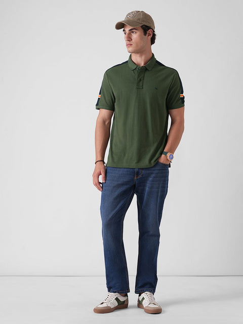 OLIVE GRAPHIC PIQUE POLO - T Shirt - 251131058