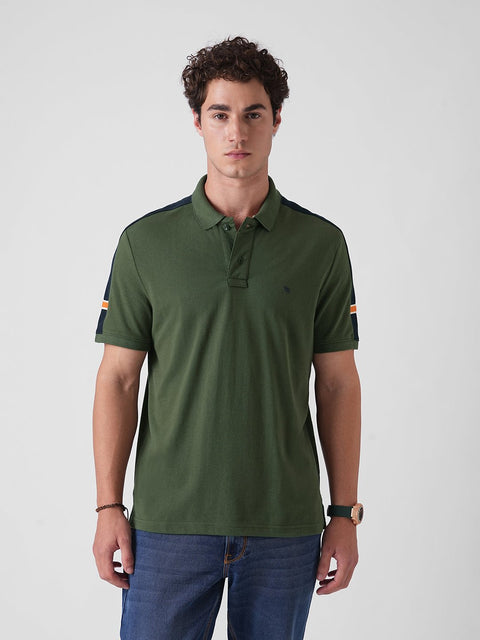OLIVE GRAPHIC PIQUE POLO - T Shirt - 251131058
