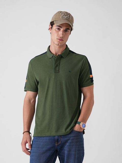 OLIVE GRAPHIC PIQUE POLO - T Shirt - 251131058