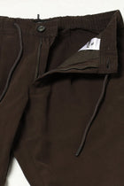 OLIVE PLAIN PLEATED MENS TROUSER - Trousers - 250740541