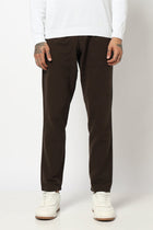 OLIVE PLAIN PLEATED MENS TROUSER - Trousers - 250740541