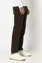 OLIVE PLAIN PLEATED MENS TROUSER - Trousers - 250740541