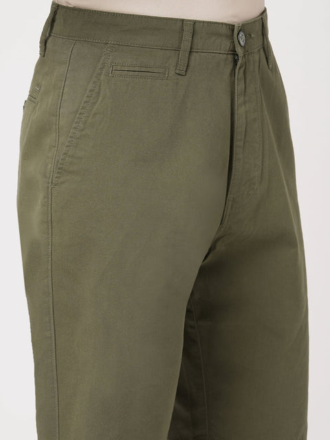 OLIVE REGULAR FIT SHORTS - Shorts - 251050021