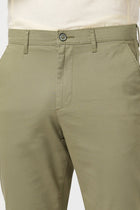 OLIVE RELAXED FIT DOBBY TROUSER - Trousers - 251041311