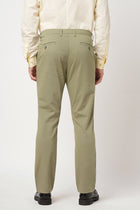 OLIVE RELAXED FIT DOBBY TROUSER - Trousers - 251041311