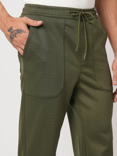 OLIVE RELAXED FIT ELASTICATED TROUSER - Trousers - 251141449