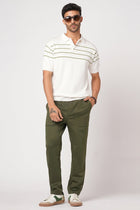 OLIVE RELAXED FIT ELASTICATED TROUSER - Trousers - 251141449