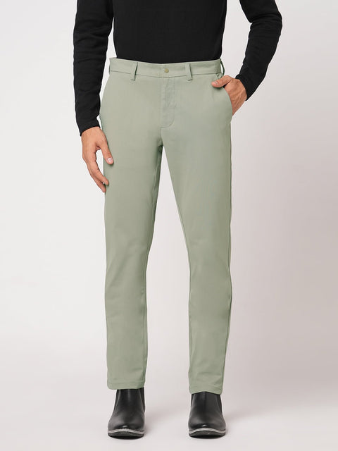 OLIVE SLIM FIT MEN'S TROUSER - Trousers - 251141522