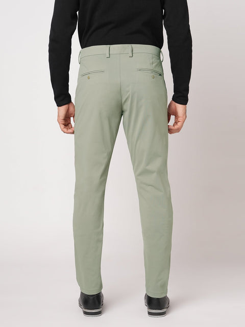 OLIVE SLIM FIT MEN'S TROUSER - Trousers - 251141522