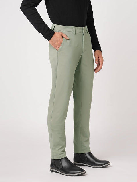 OLIVE SLIM FIT MEN'S TROUSER - Trousers - 251141522