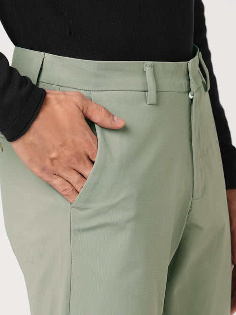 OLIVE SLIM FIT MEN'S TROUSER - Trousers - 251141522
