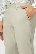 OLIVE SLIM FIT PLAIN TROUSER - Trousers - 251141537