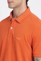 Orange Polo Cotton T-Shirt - T-Shirt - 240100005