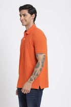 Orange Polo Cotton T-Shirt - T-Shirt - 240100005