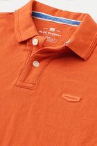 Orange Polo Cotton T-Shirt - T-Shirt - 240100005