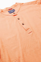 Orange Solid Cotton Shirt Kurta - Kurta - 240126558