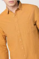 ORANGE TAILORED FIT COTTON SHIRT-Shirt - 250932673