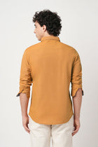 ORANGE TAILORED FIT COTTON SHIRT-Shirt - 250932673