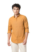 ORANGE TAILORED FIT COTTON SHIRT-Shirt - 250932673