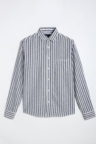 OREN Black Striped Shirt - Shirt - 250330903