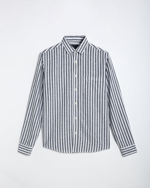 OREN Black Striped Shirt - Shirt - 250330903