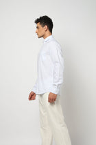 OREN Light Blue Striped Shirt - Shirt - 250330893