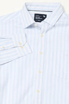 OREN Light Blue Striped Shirt - Shirt - 250330893
