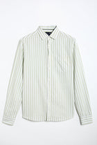 OREN Light Mint Shirt Striped - Shirt - 250330908