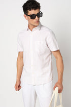 OREN Light Pink Shirt Striped - Shirt - 250330893