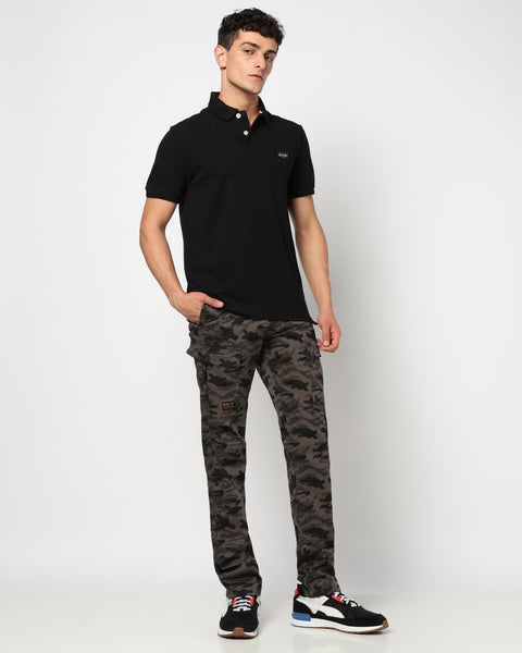 ORVAN Black POLO - T-Shirt - 2411300772
