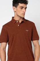 ORVAN Brown POLO - T-Shirt - 2411300784