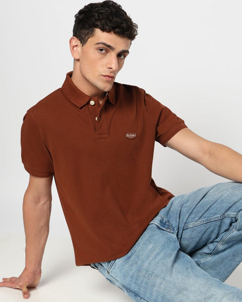 ORVAN Brown POLO - T-Shirt - 2411300784