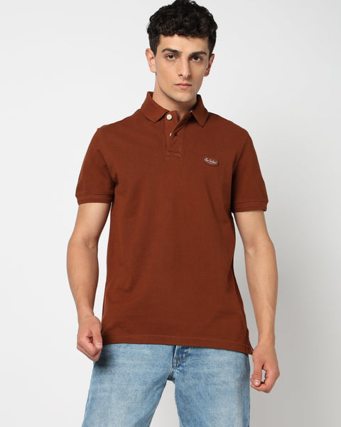 ORVAN Brown POLO - T-Shirt - 2411300784