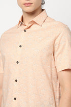 PEACH PRINT TAILORED MENS SHIRT-Shirt - 240728427