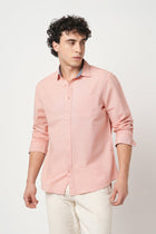 PEACH SLUB COTTON SHIRT-Shirt - 251032923