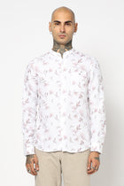 PINK BOTANICAL FLORAL PRINTED SHIRT-Shirt - 250731847