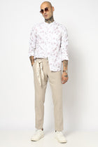 PINK BOTANICAL FLORAL PRINTED SHIRT-Shirt - 250731847