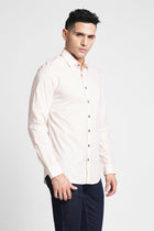 Pink Solid Cotton Shirt - Shirt - 230524808