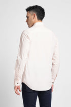 Pink Solid Cotton Shirt - Shirt - 230524808