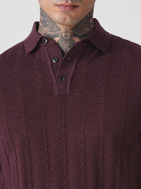 PLAIN FLATKNIT POLO - T Shirt - 3IS1F0253