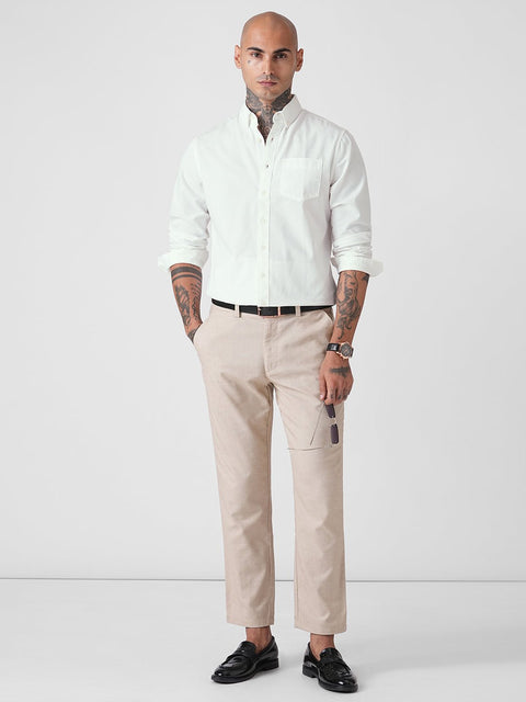 PLAIN SLUB TAILORED SHIRT-Shirt - 260134781