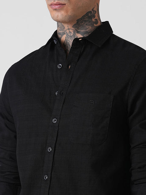 PLAIN SLUB TAILORED SHIRT-Shirt - 260134430
