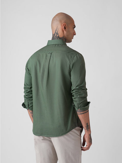 PLAIN SLUB TAILORED SHIRT-Shirt - 260134791