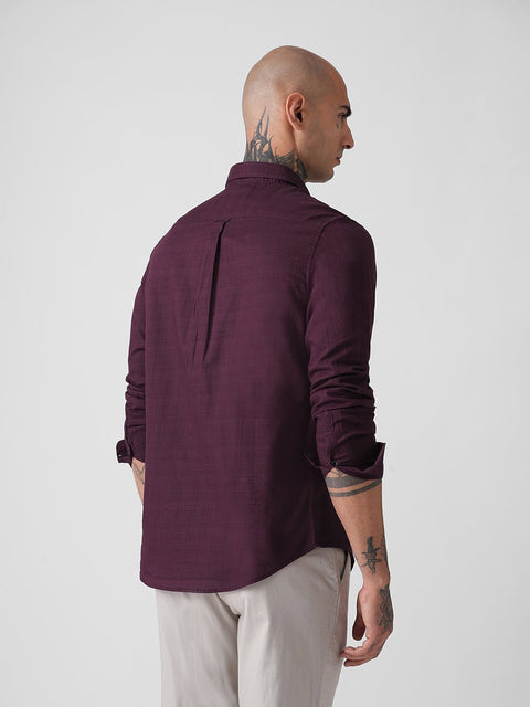 PLAIN SLUB TAILORED SHIRT-Shirt - 260134440