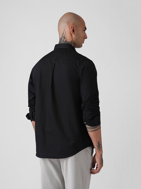 PLAIN SLUB TAILORED SHIRT-Shirt - 260134806