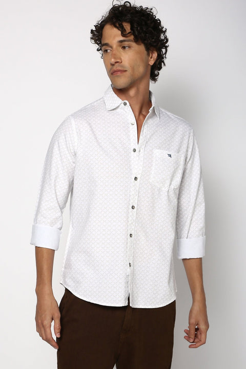 Printed Full Sleeve Shirt - Shirt - 241029254