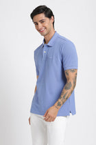 Purple Polo Cotton T-Shirt - T-Shirt - 240100009