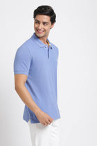 Purple Polo Cotton T-Shirt - T-Shirt - 240100009